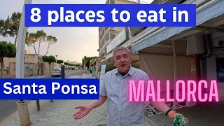 8 places to eat in Santa Ponsa Mallorca 2023