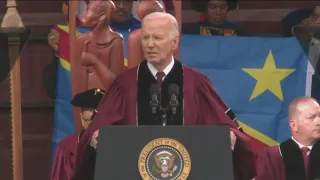 Mixed response at Morehouse College during President Joe Biden's commencement speech