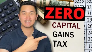 How to Pay 0% Capital Gains Taxes Making $100,000/year | Early Retirement Guide