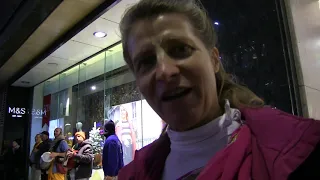 HARE KRISHNAS   ON OXFORD ST YESTERDAY 6 DEC 2018