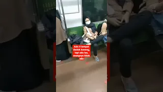 kasihan mbaknya nga ada yang kasih tempat duduk #shorts #viral