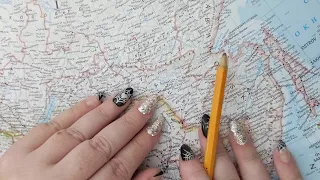 ASMR ~ Amur, Russia History & Geography ~ Soft Spoken Map Tracing Google Earth