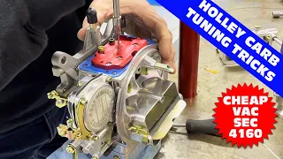 HOW TO TUNE A LOW-BUCK, 1850 HOLLEY 600 VACUUM SECONDARY CARB. NOT-SO TOP SECRET 4160 TUNING TRICKS