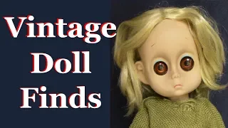 Vintage Doll Finds! Uneeda Dollikin, LIttle MIss No Name, Skipper Dream Room, Ginny & Ginger, Kewpie