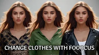 Change Clothes with Fooocus Free AI | How to Change Clothes with AI FREE