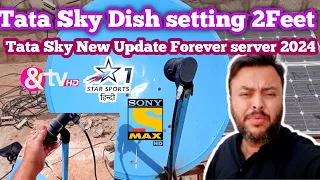 Tata Sky Dish Setting | 83°E New update Forever server ki || Tatasky per kitne chaneel chal gae hain