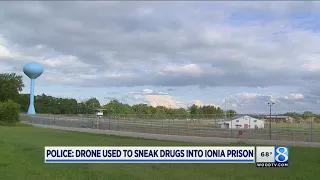 Incoming: Drone drug drop in prison third in a year