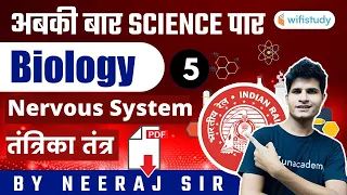 अबकी बार Science पार | Railway Group D Biology by Neeraj Jangid | Nervous System