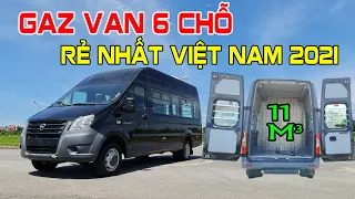 Gaz Van 6 chỗ nhập Nga - Giải pháp kinh doanh vận tải nội thành 2021