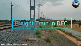 Full Speed freight Train in DFC