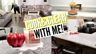 COOK AND CLEAN WITH ME 2018 // CLEANING MOTIVATION // DINNER IDEAS