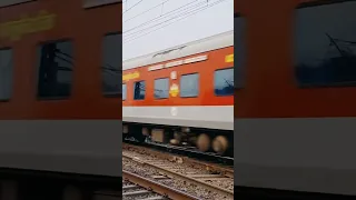 👑The King👑CR Rajdhani Express Extremely Aggressive!🔥🇮🇳INDIAN RAILWAYS #shorts