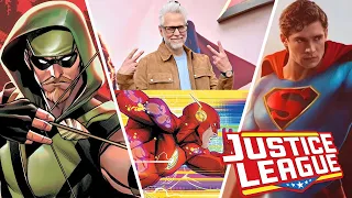 James Gunn's Justice League Movie Roster - All SEVEN Predictions! - Green Arrow, The Flash & More!