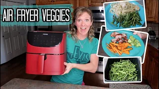 EASY AIR FRYER RECIPES WITH VEGGIES | HEALTHY & FAST COOK WITH ME | FRUGAL FIT MOM FOOD