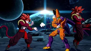 A FighterZ combo, but almost every hit is an X-Ray from Mortal Kombat