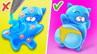 Chica Rica VS Pobre 👑 *DIY Your Own Fidgets For FREE*
