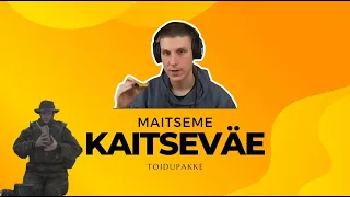 Isto Vaatab: Maitseme kaitseväe toidupakke