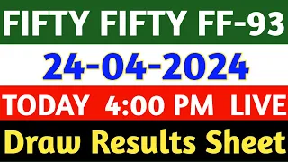 FIFTY FIFTY FF-93 | 24-04-2024 | Kerala Lottery Result