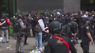 Protests continue after PSU library cleared, at least 12 arrests