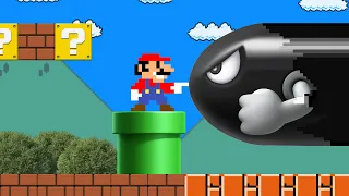 Cat Mario: What if Mario touch turn into Realistic in Super Mario Bros. ?