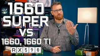 GDDR5 VS GDDR6 на примере GTX 1660 Super и 1660. Также в тесте 1660 Ti и AMD RX 590