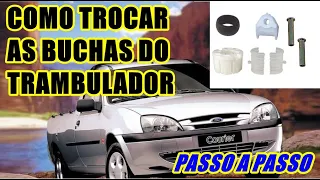 Como trocar Bucha do varão alavanca do Câmbio Trambulador Ford Ka Fiesta Courier