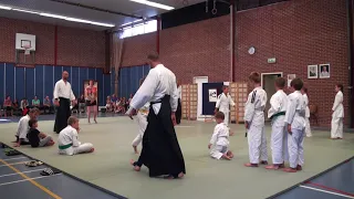 Aikido Yuishinkai Alkmaar Aiki Kids exams 11-07-2018