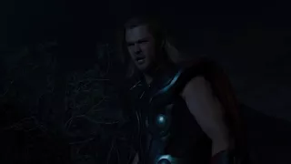 Thor Kidnaps Loki From Tony & Steve - Avengers (2012) - Full HD