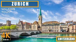 ZURICH, SWITZERLAND 2024 4K WALKING TOUR