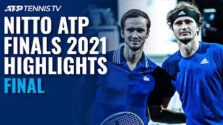 Daniil Medvedev vs Alexander Zverev For The Title | Nitto ATP Finals 2021 Final Highlights