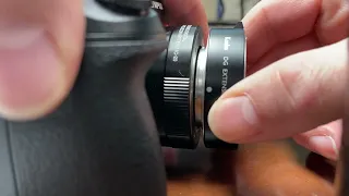 Kenko 16mm extension tube attaches to Olympus MC-20 teleconverter