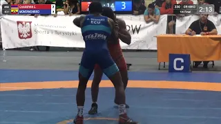 1/4 GR - 60 kg: G. GHARIBYAN (ARM) v. A. MONTANO ARRO (ECU)