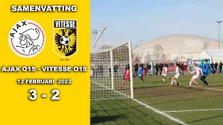 Nipte nederlaag Vitesse O15 tegen AJAX O15