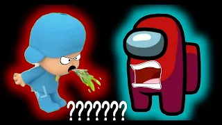 14 Pocoyo & Nina "Ugh! Disgusting!" Sound Variations in 60 Seconds | Among Us