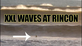 Huge Waves Batter Rincon Point in Santa Barbara