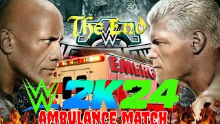 The Rock vs Cody Rhodes WrestleMania 40 #raw #cody  | WWE 2k24 GAMEPLAY- Smart Murga