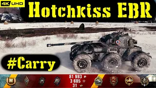 World of Tanks Hotchkiss EBR Replay - 9 Kills 3.7K DMG(Patch 1.6.1)