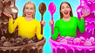 Gomma da Masticare vs Cibo al Cioccolato Sfida #4 da Multi DO Fun Challenge