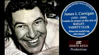 JAMES CORRIGAN BLUE PLAQUE EVENT - BATLEY VARIETY CLUB - SIMON REED