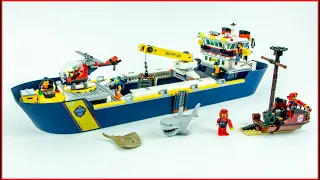 LEGO CITY 60266 Ocean Exploration Ship Speed Build for Collecrors - Brick Builder