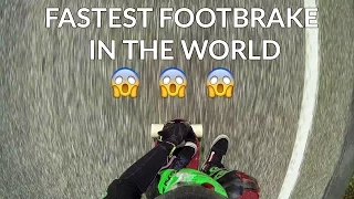 FASTEST FOOTBRAKE IN THE WORLD!!! - Charles Ouimet - RestlessLongboards