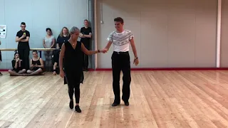 Marius-Andrei Balan and Kristina Moshenskaya Rumba exhibition