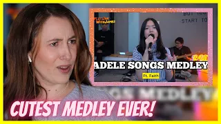 Faith ft. James Adam (Fivein) "Adele Songs Medley" #LetsJamWithJames | Reaction Video