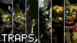 Evolution of Springtrap in FNAF (2015-2018)