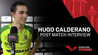 Hugo Calderano Post Match Interview | Singapore Smash 2023