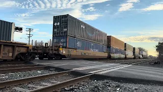 Eastbound CSX Intermodal Train In Painesville