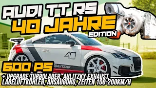 600HP tuned Audi TT RS 40 Years of Quattro | Exhaust + Upgrade Turbo & more | by Aulitzky Tuning