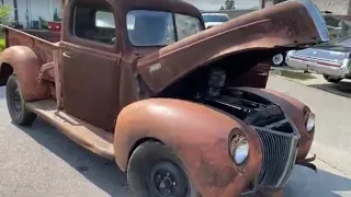 1940 ford truck one family owned since new