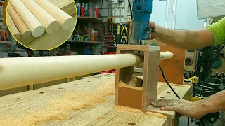 How to make large wooden sticks