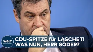 CDU-BUNDESVORSTAND STIMMT FÜR ARMIN LASCHET! Was nun Herr Söder? I WELT News